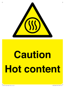Caution Hot content